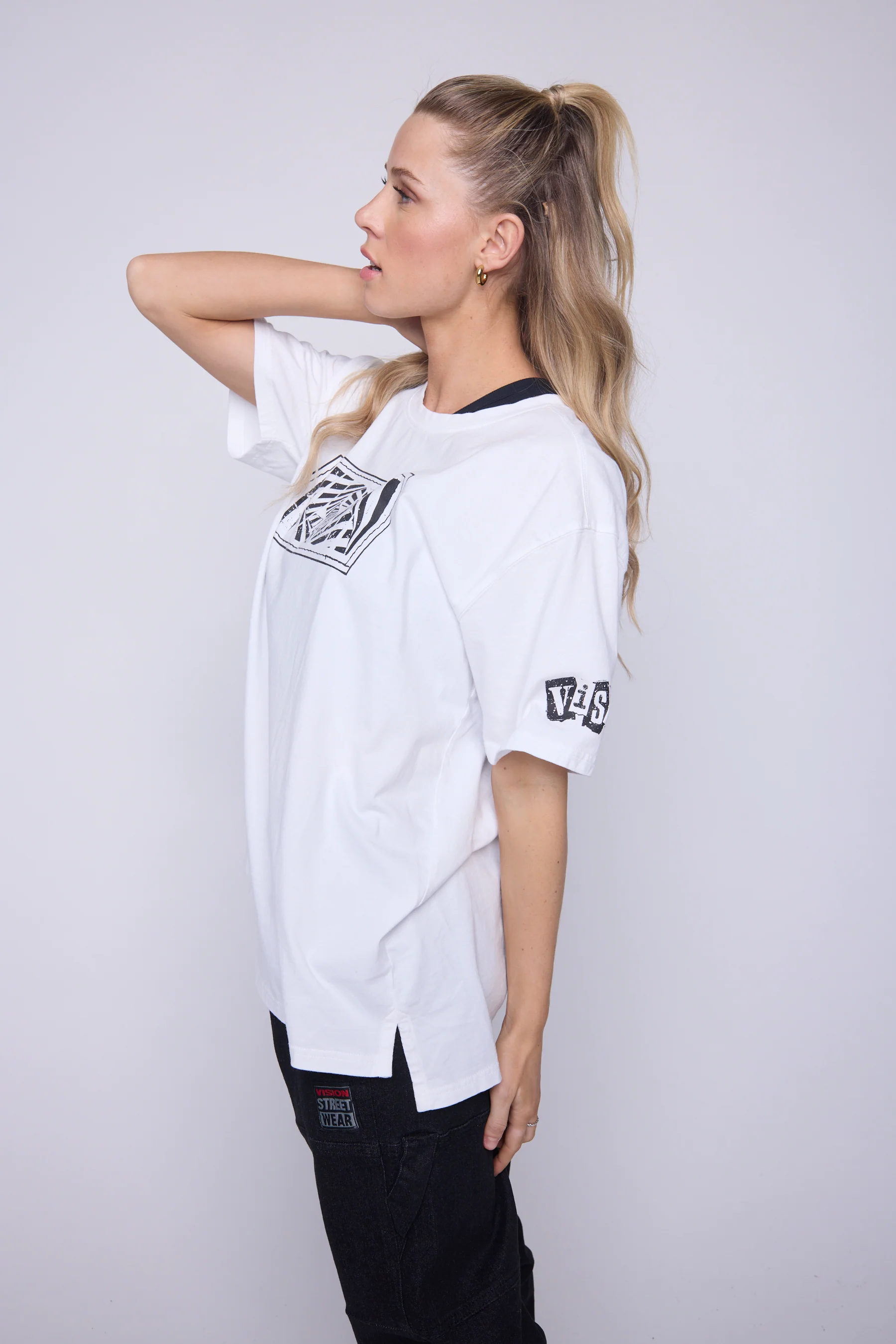Spiral Box T-Shirt - Ivory - Image 3