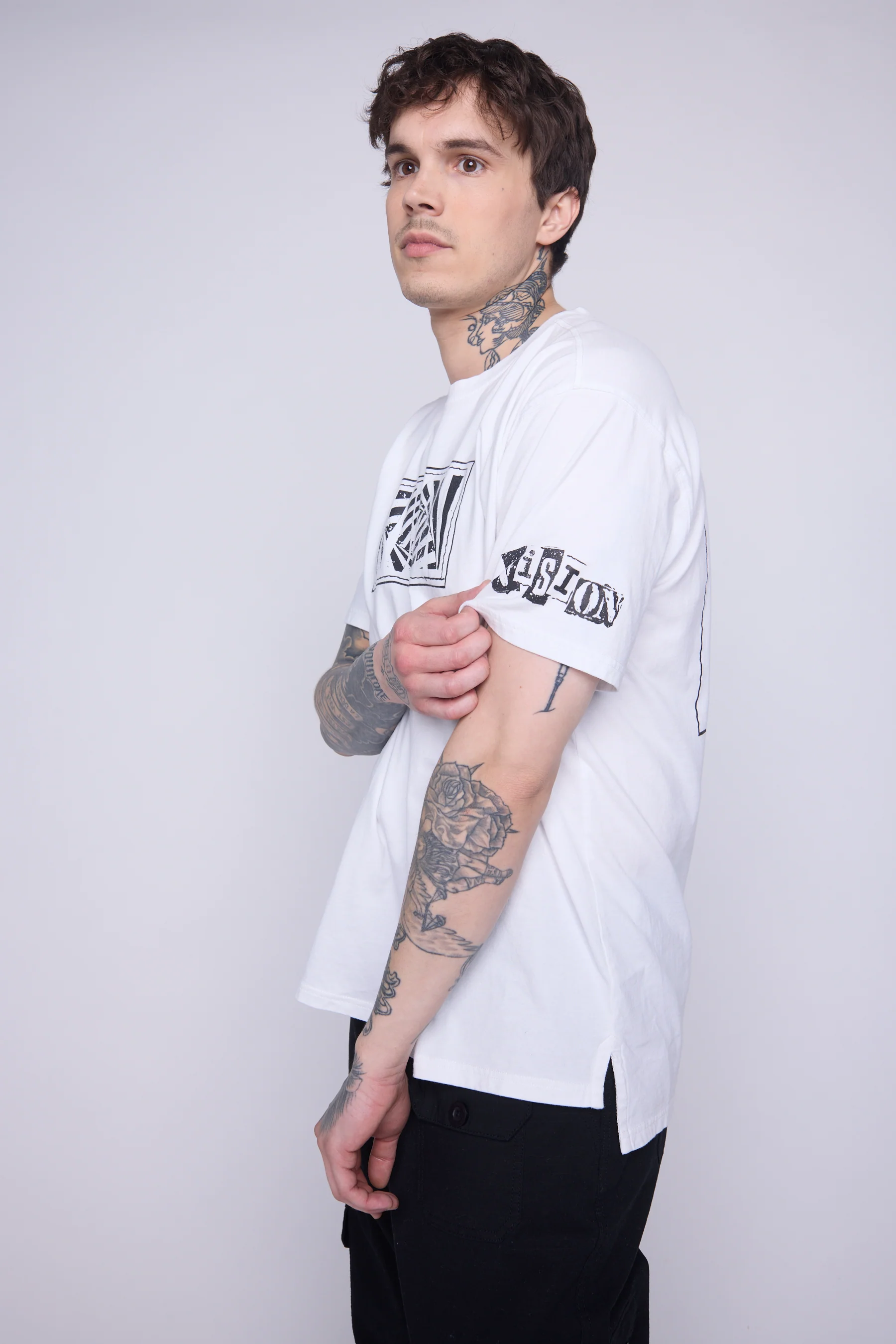 Spiral Box T-Shirt - Ivory - Image 6