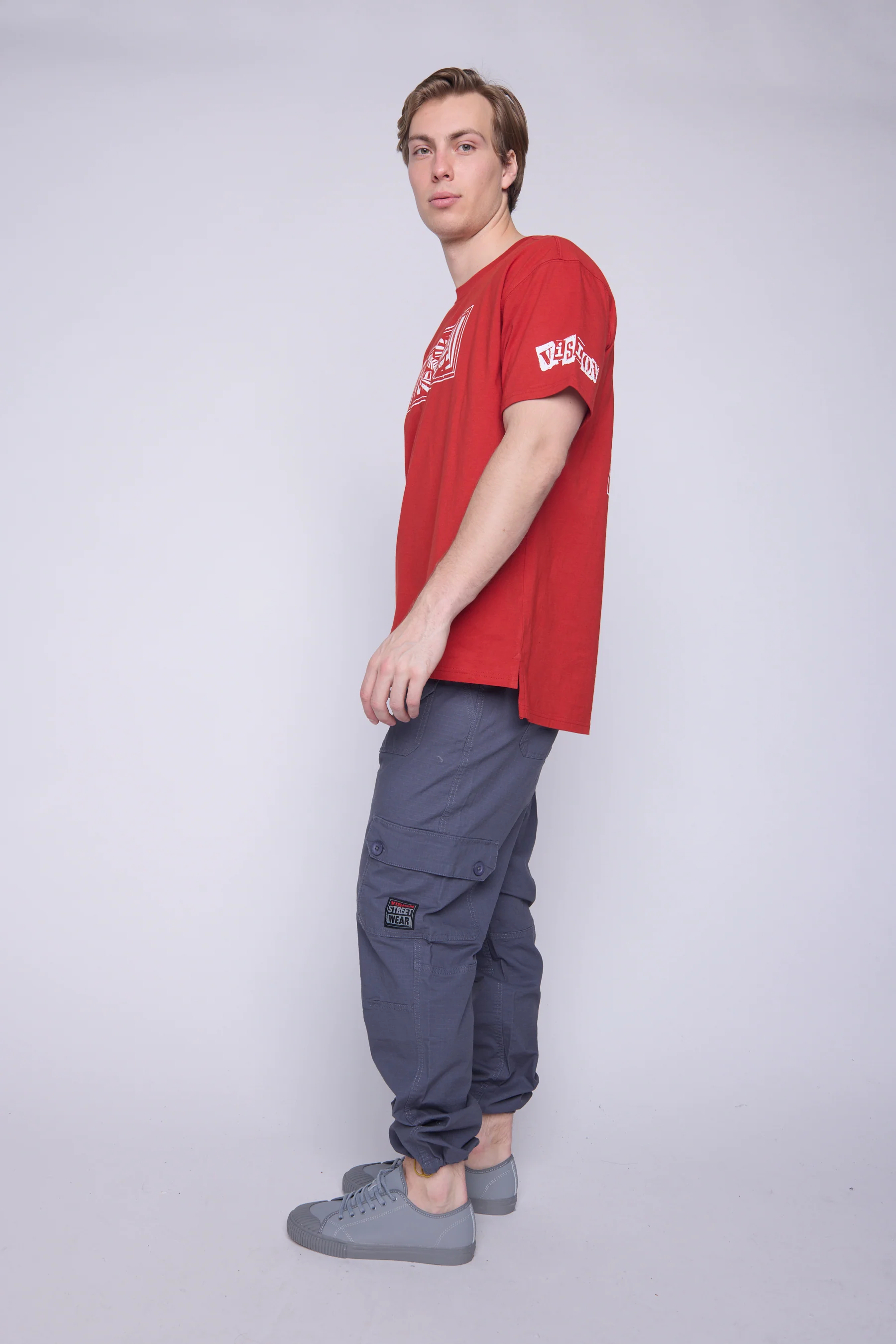 Spiral Box T-Shirt - Red - Image 4