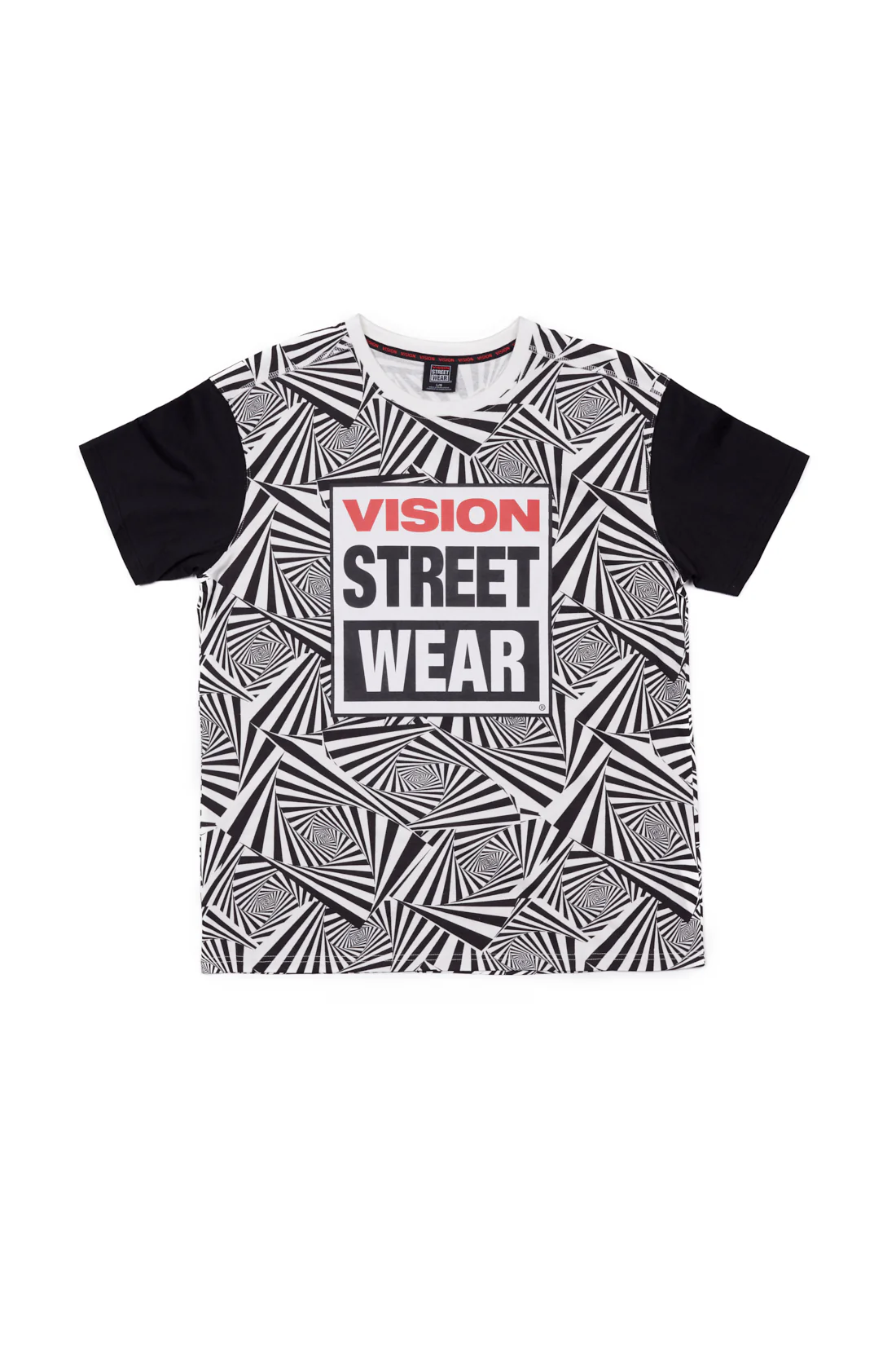 Spirals Aop Logo T-Shirt - Ivory/Black - Image 7