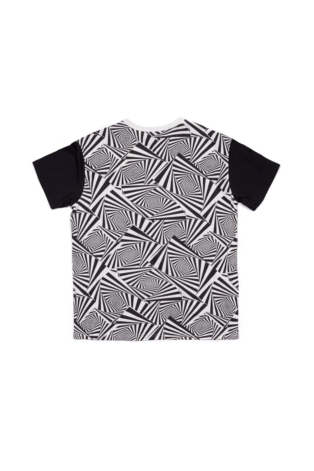 Spirals Aop Logo T-Shirt - Ivory/Black - Image 8