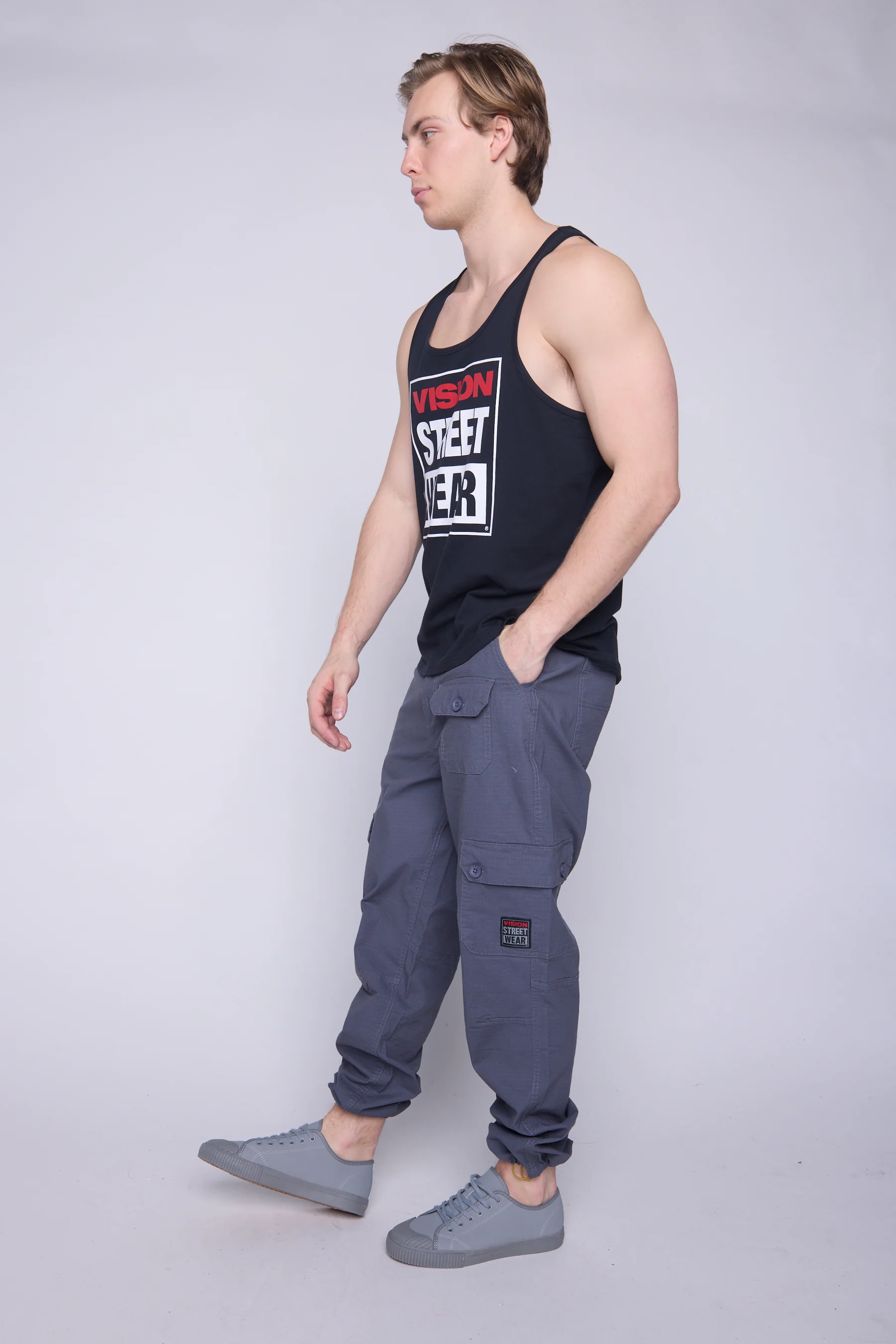 Tank Top Classic Box Logo - Black - Image 5