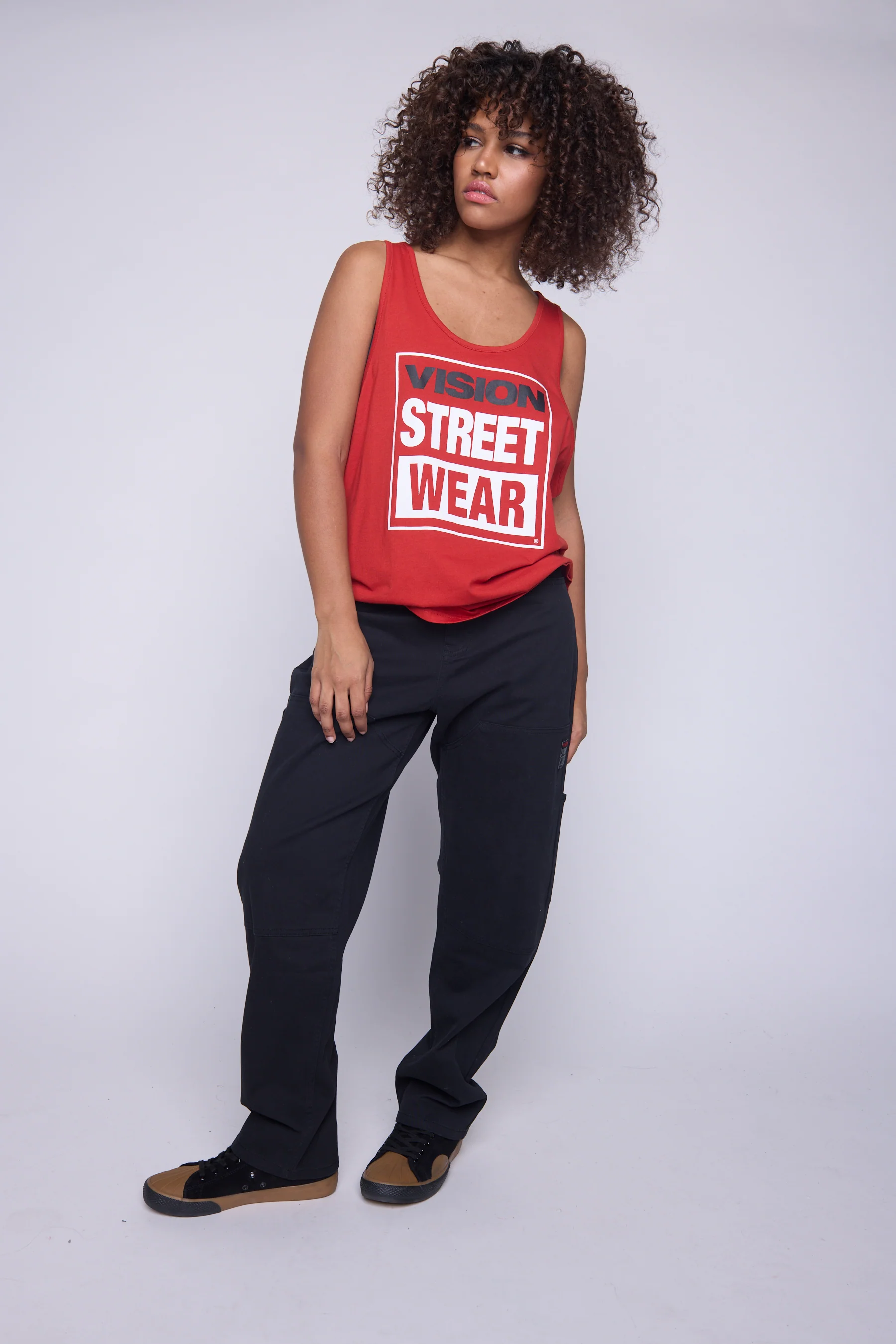Tank Top Classic Box Logo - Red - Image 3