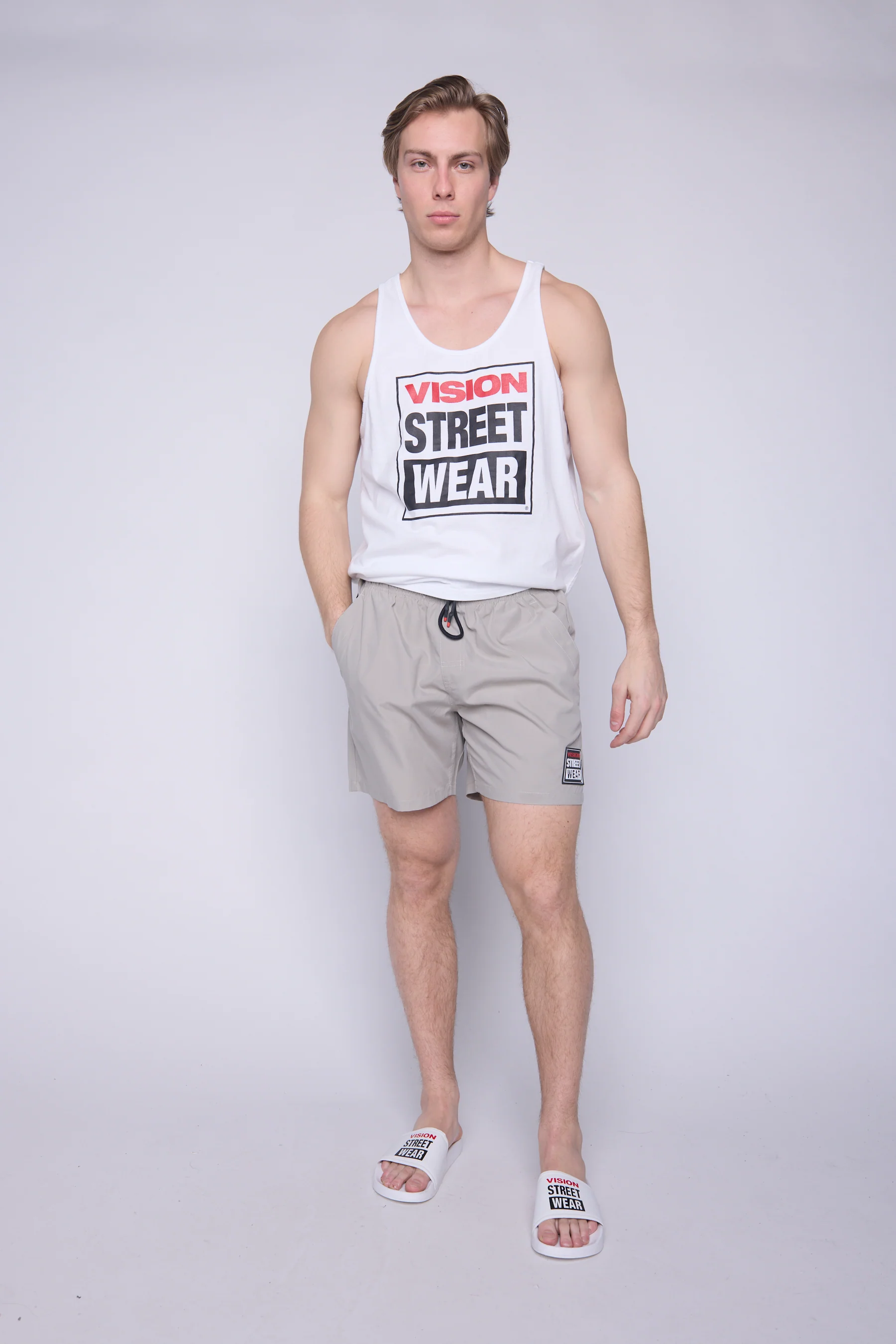 Tank Top Classic Box Logo - White - Image 4