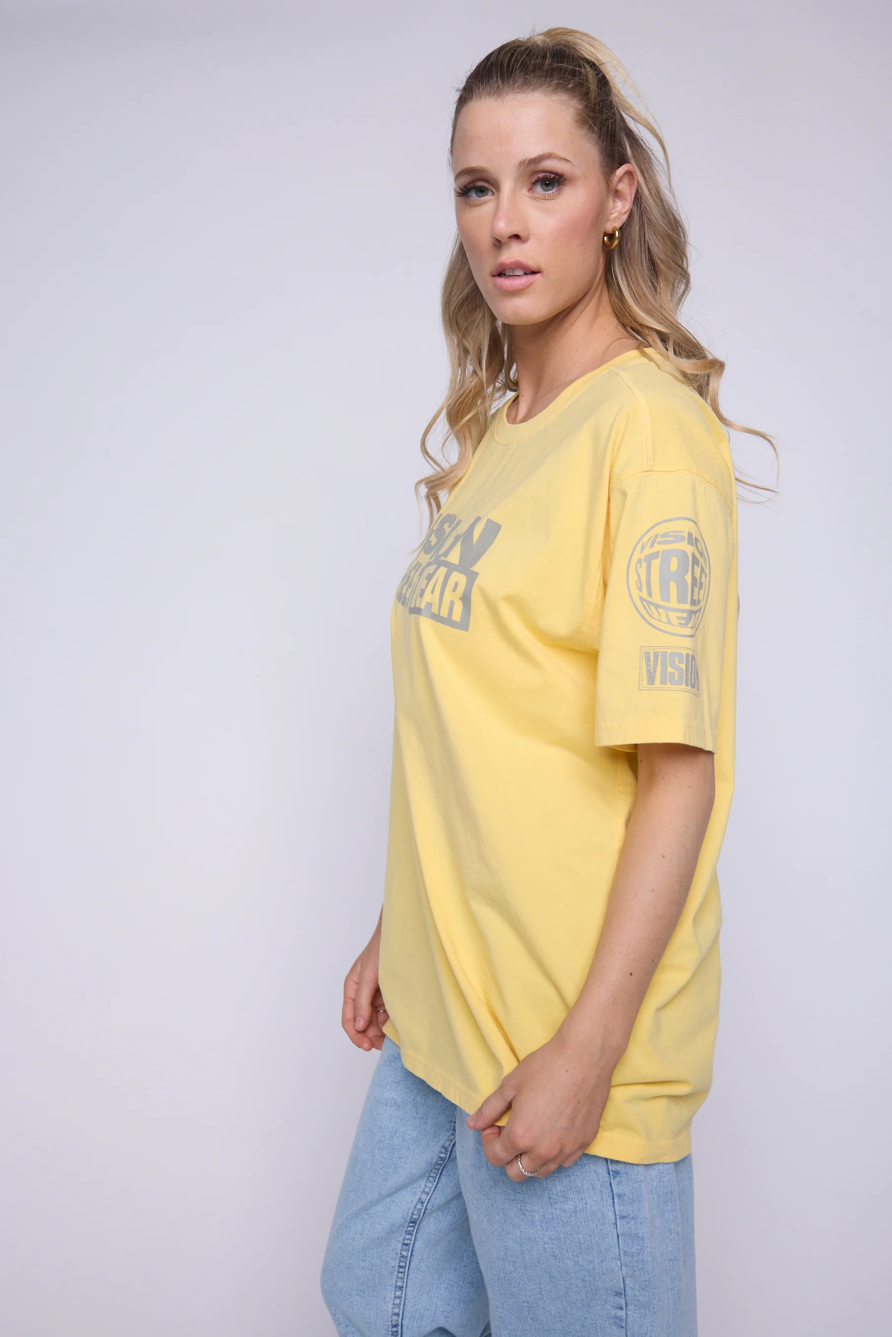 Team Logo T-Shirt - Butter/Mushroom - Image 3