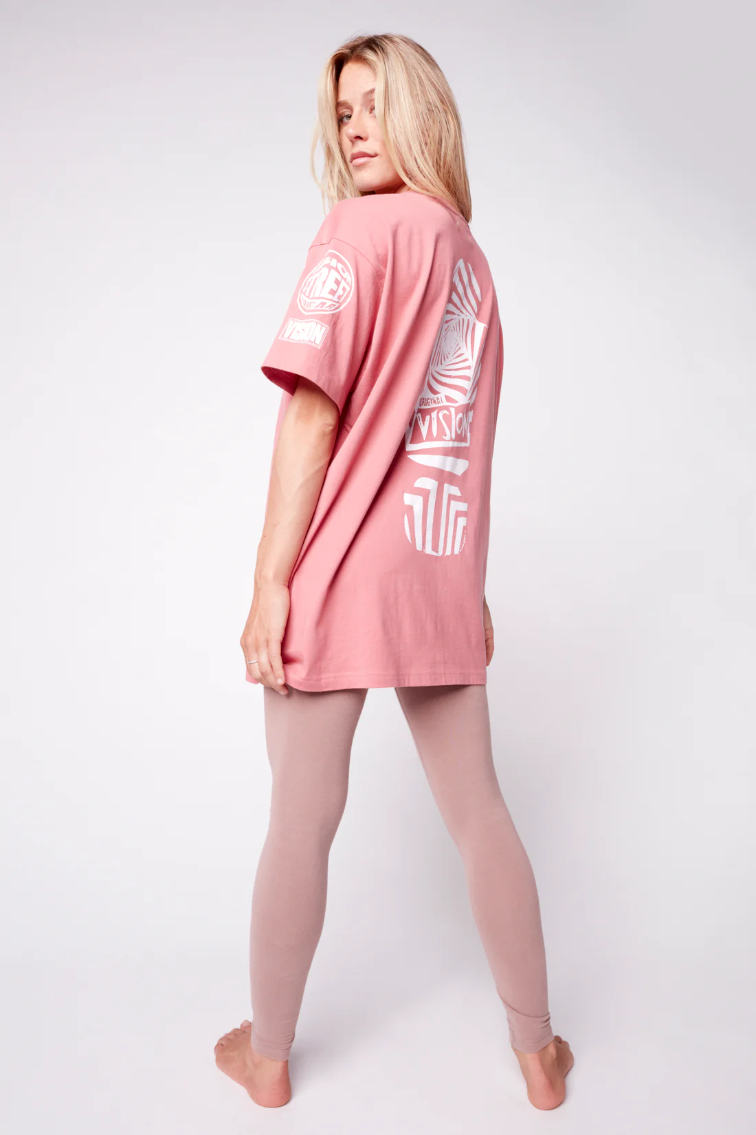 Team Logo T-Shirt - Dusty Rose - Image 2