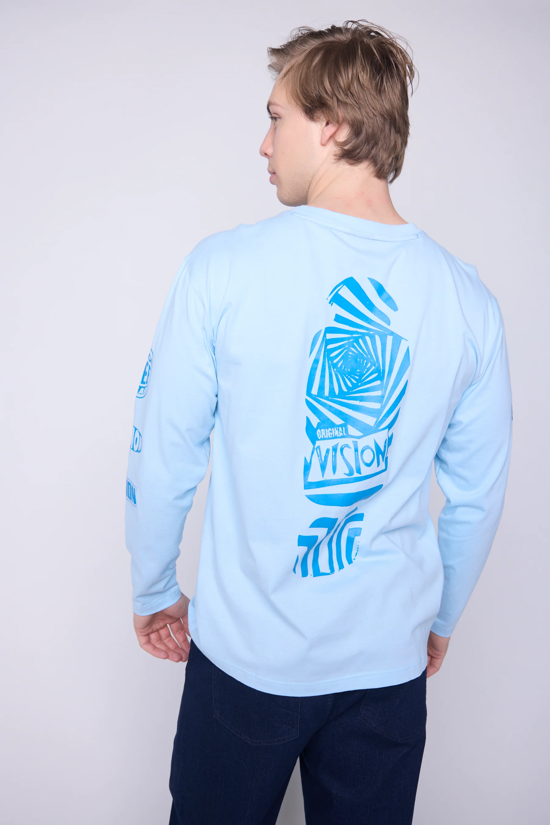 Team Logo T-Shirt - Blue Cloud - Image 2