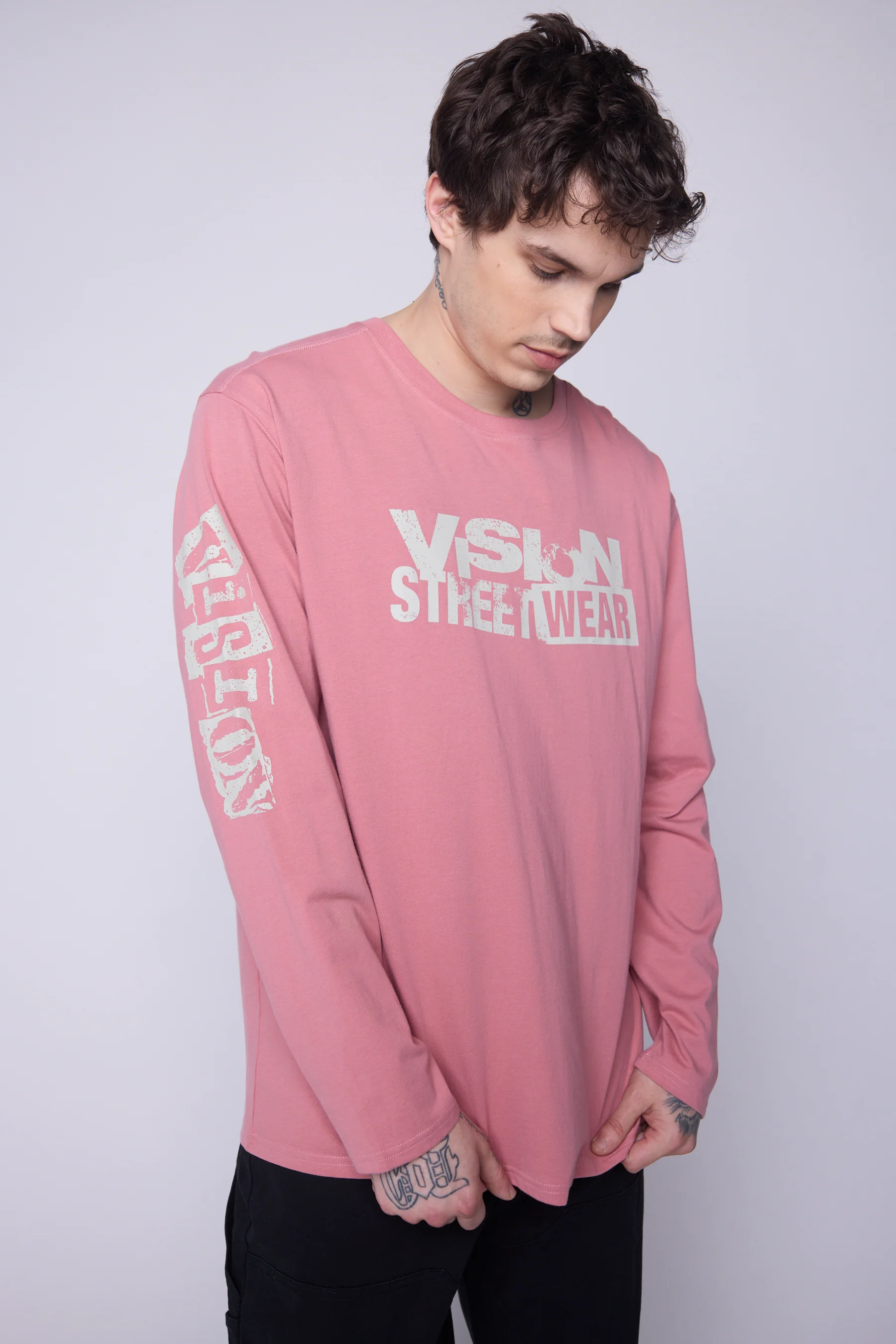 Team Logo Long Sleeve - Dusty Rose