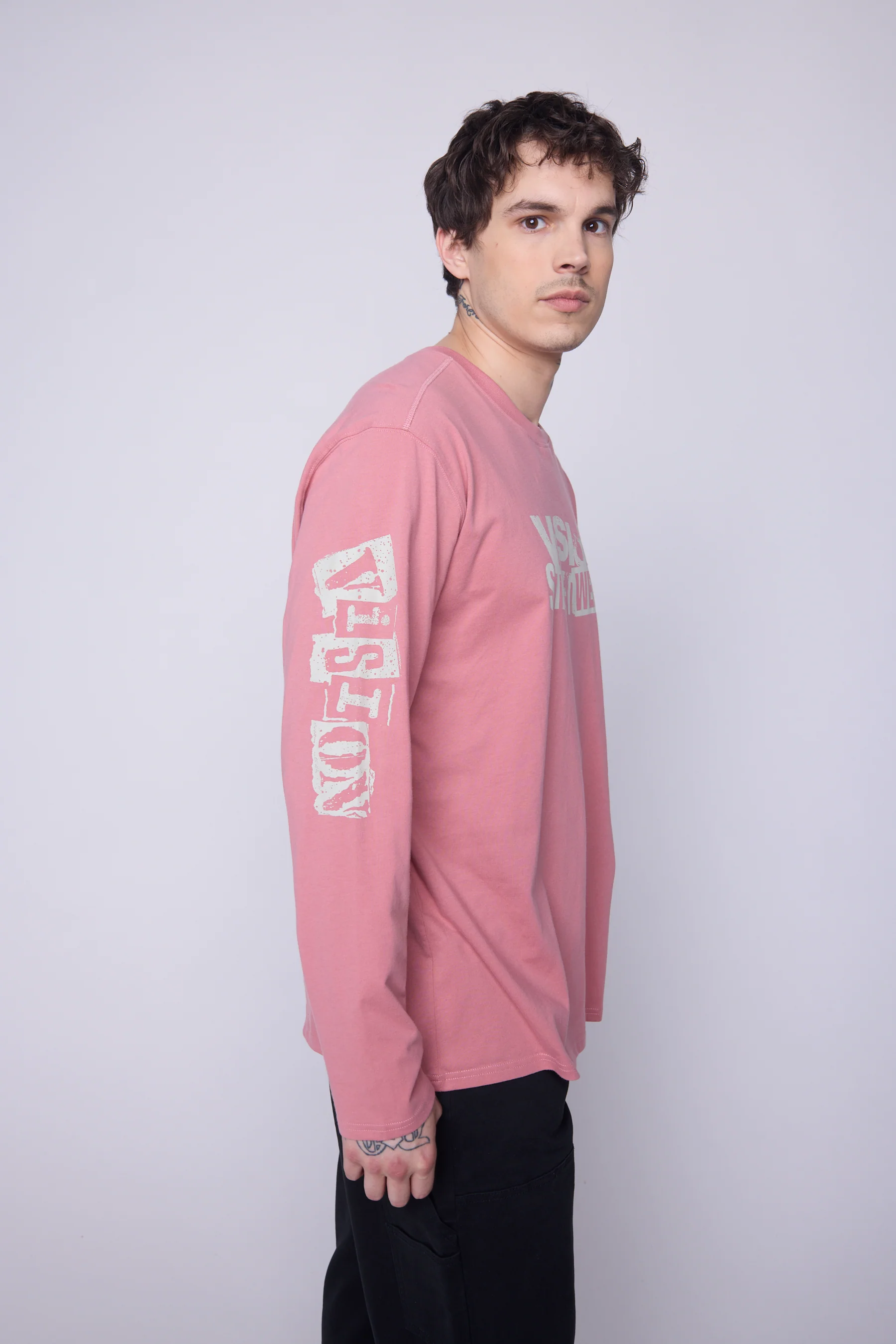 Team Logo Long Sleeve - Dusty Rose - Image 7