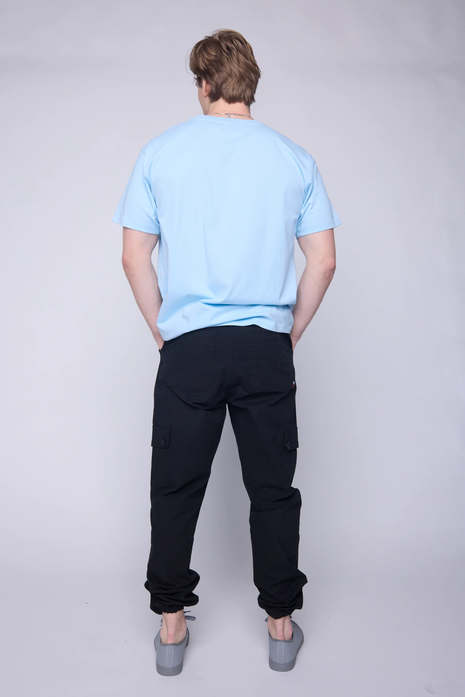Tonal Printed Logo T-Shirt - Blue Cloud - Image 2