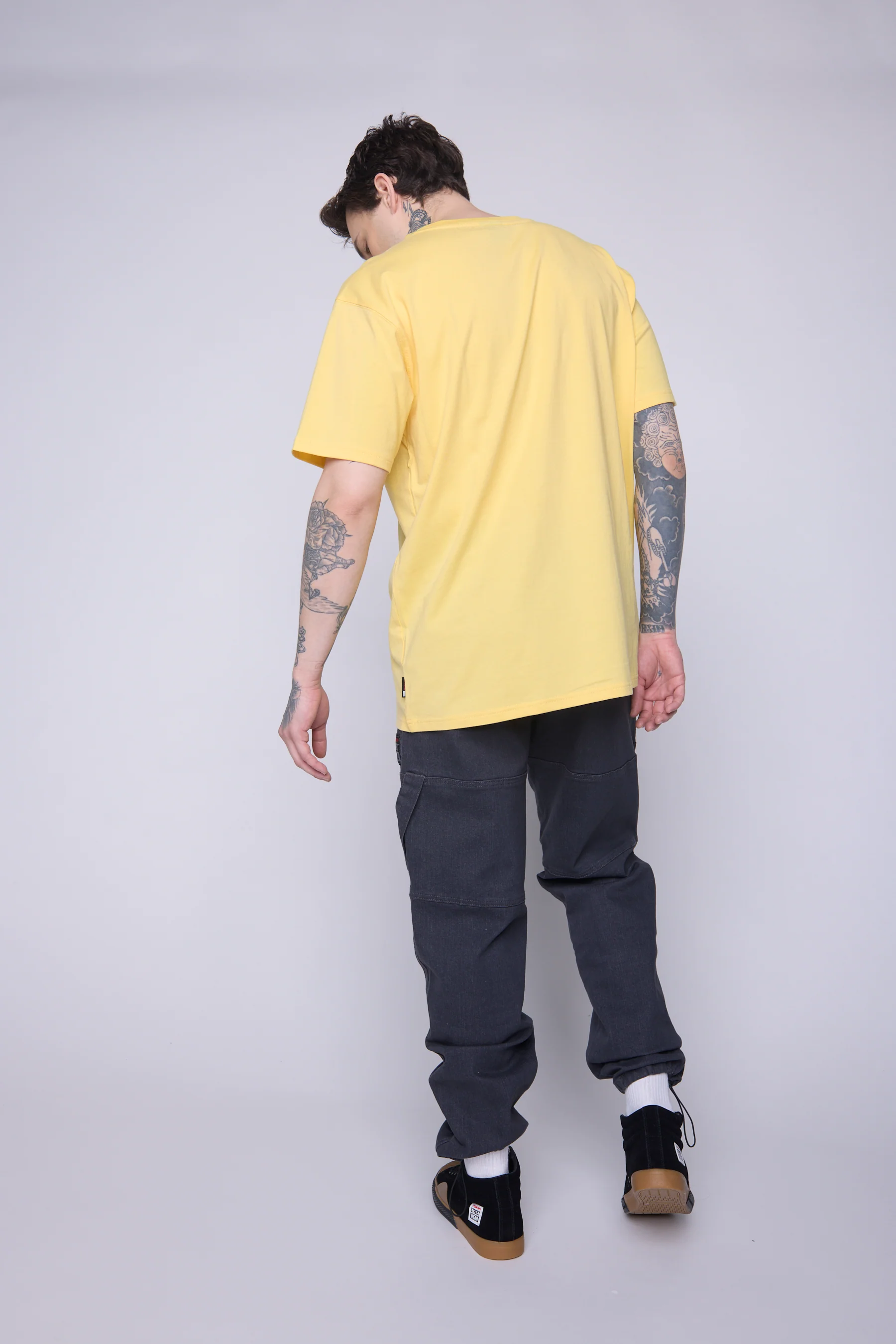 Tonal Printed Logo T-Shirt - Butter - Image 2