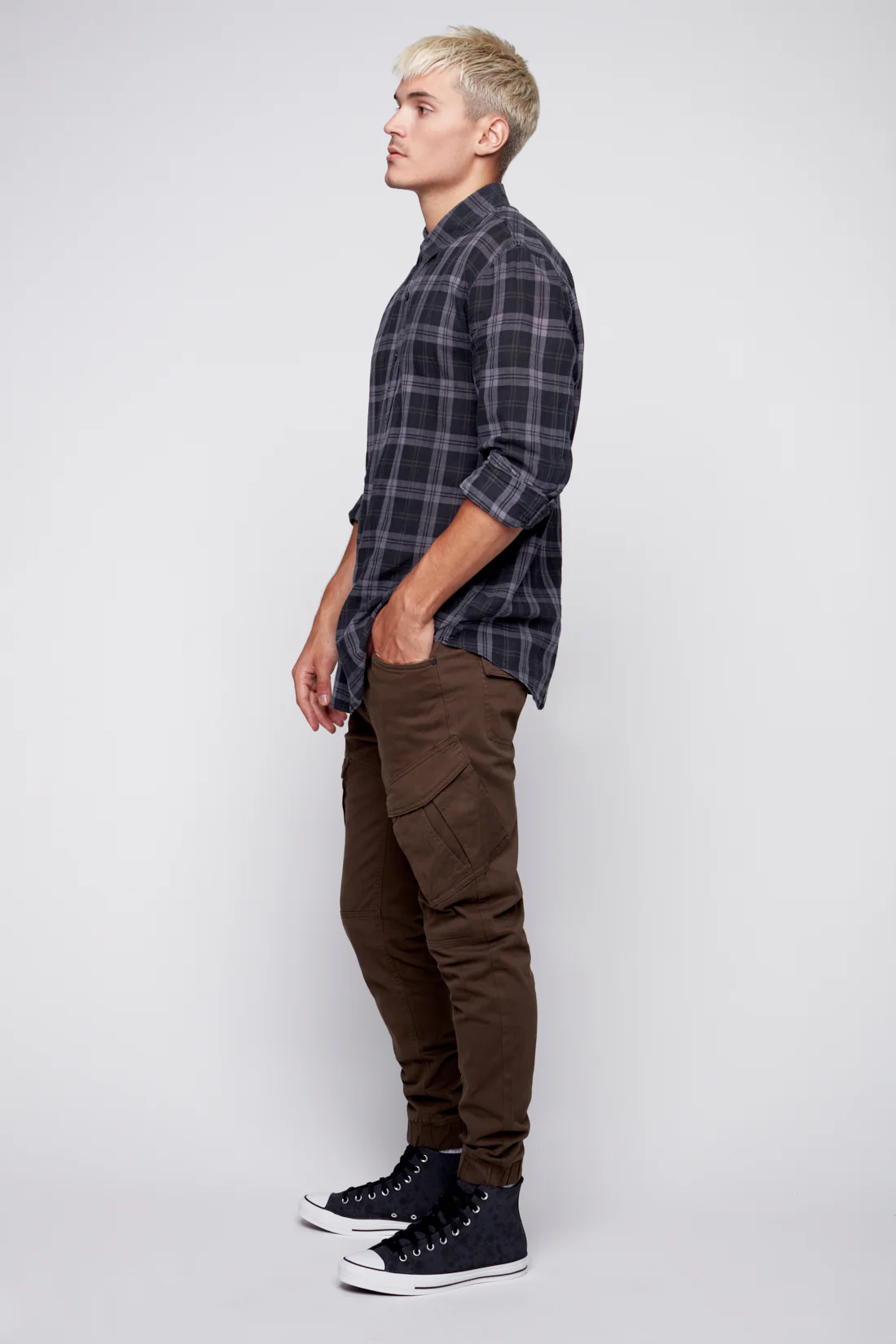COHEN - 5 Pocket Cargo Jogger - Olive - Image 3