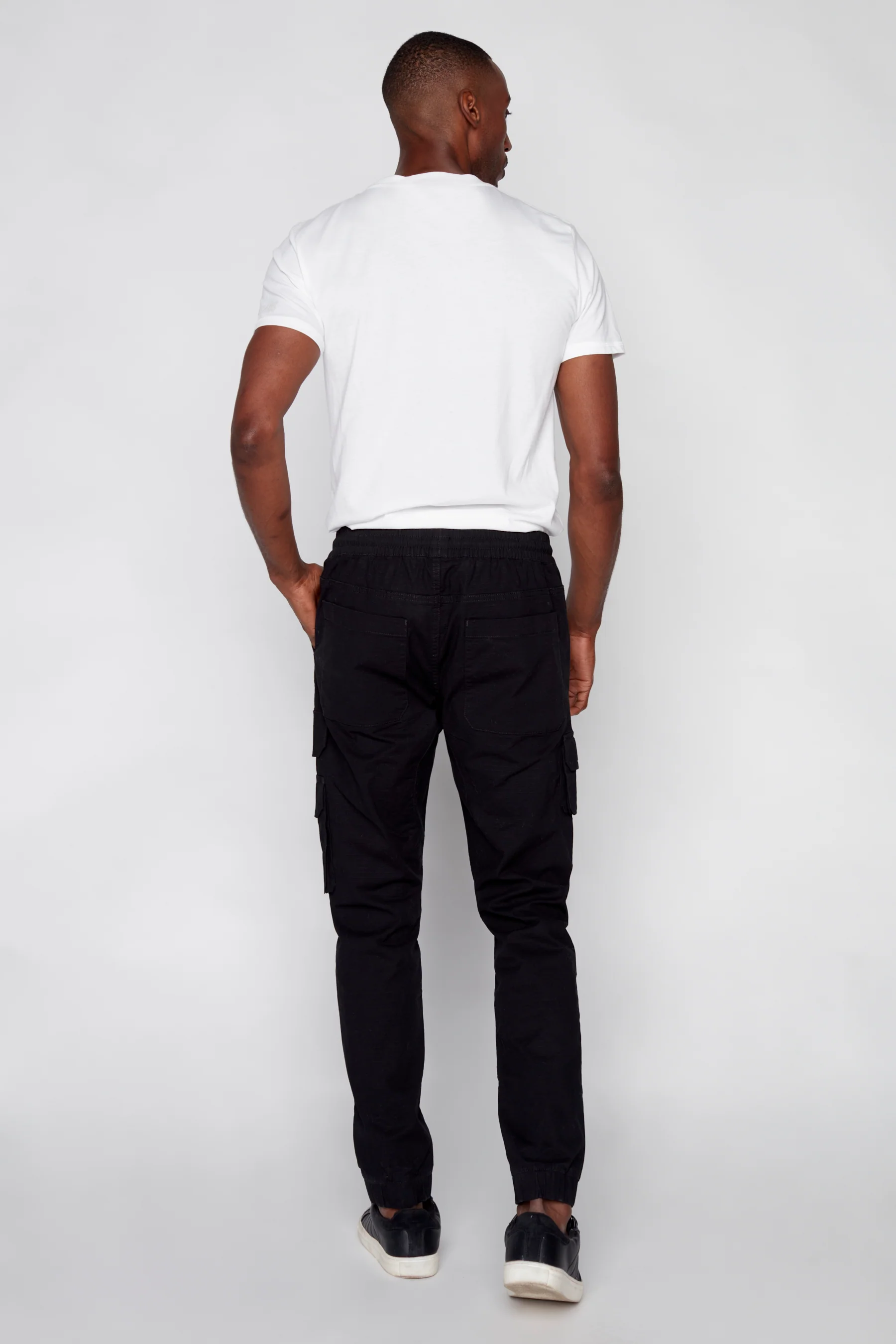 VAN - Multi Cargo Pocket Ripstop Jogger - Black - Image 3