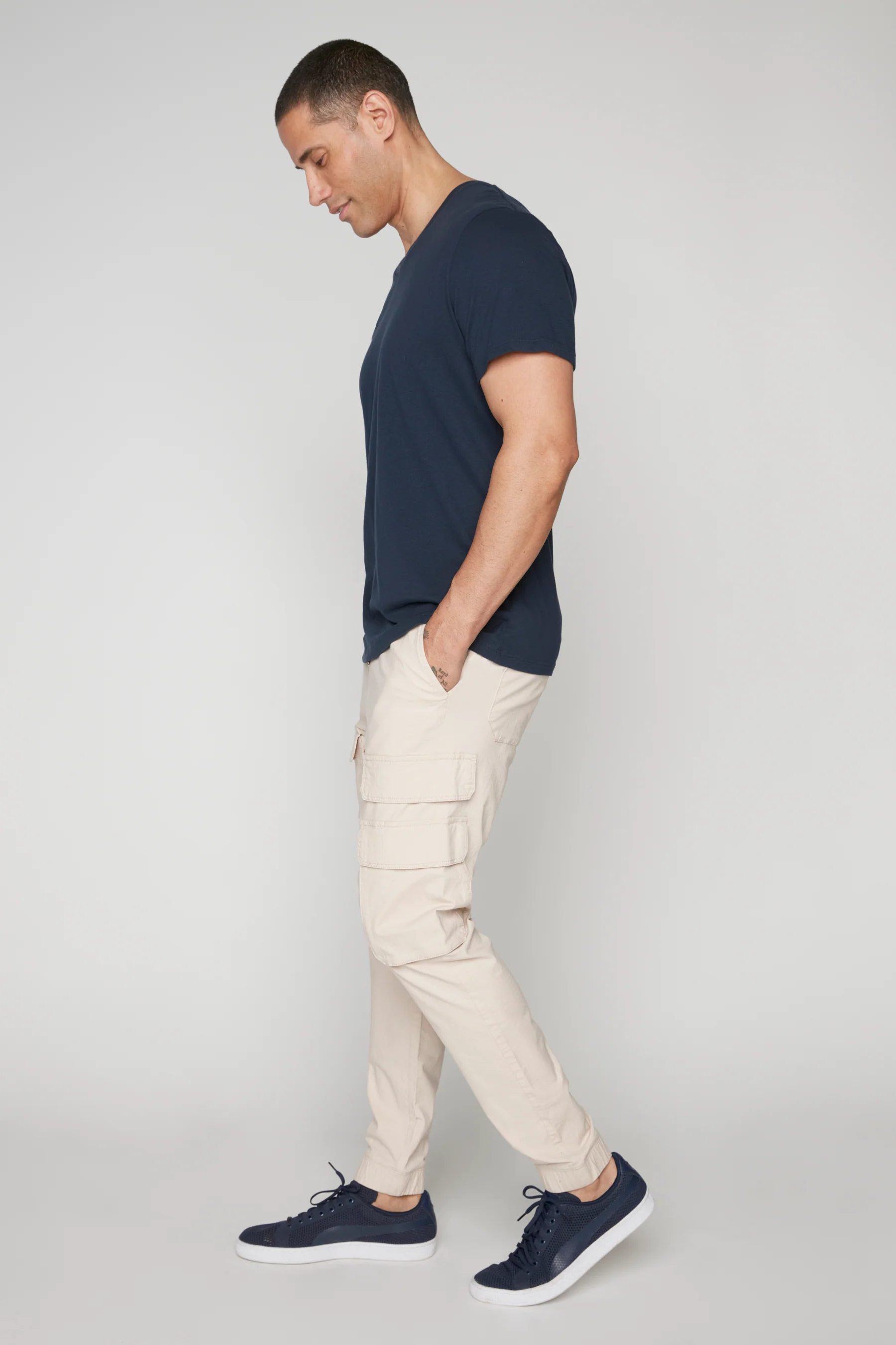 VAN - Multi Cargo Pocket Ripstop Jogger - Sand - Image 2